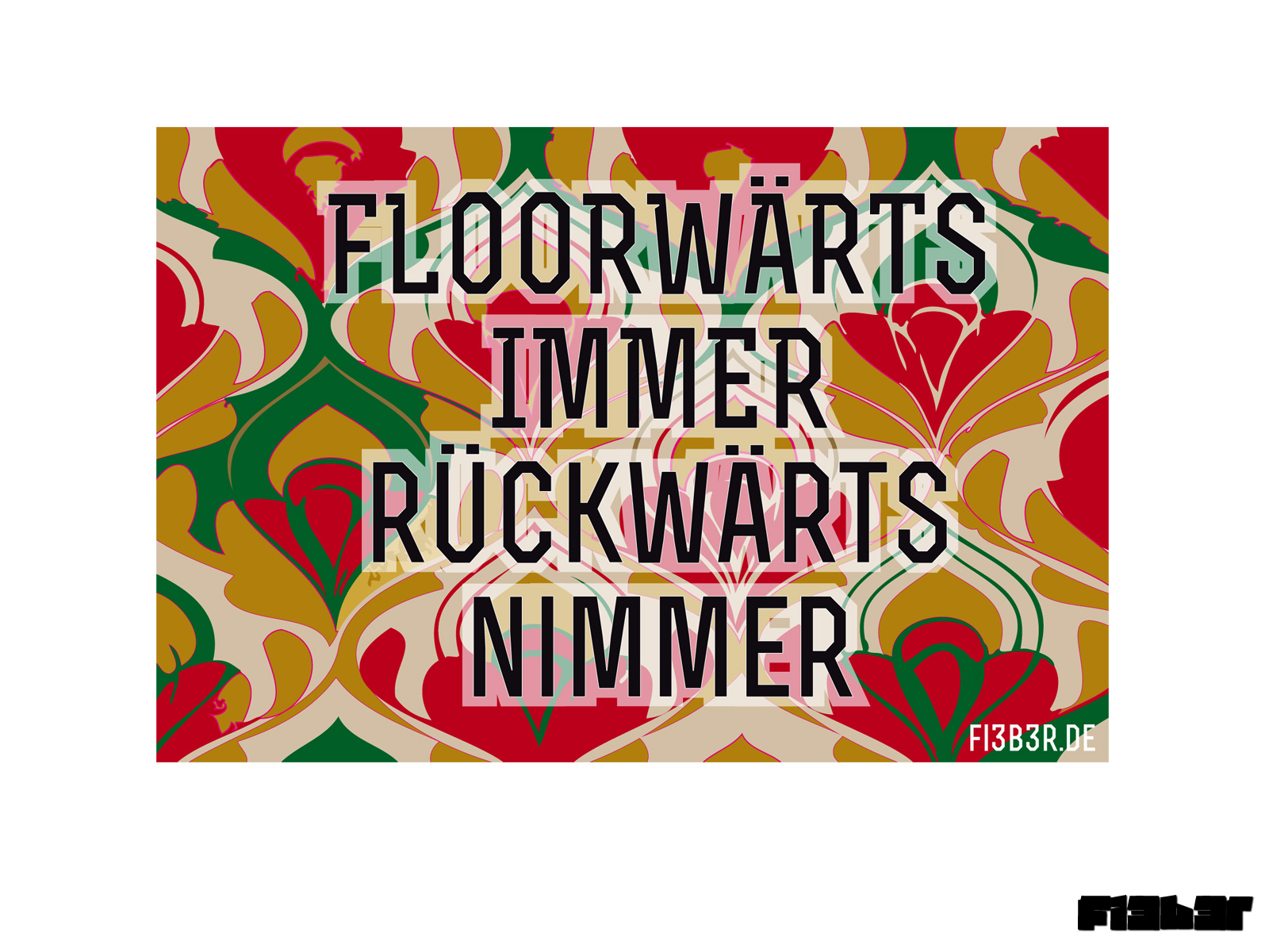 Sticker FLOORWÄRTS IMMER